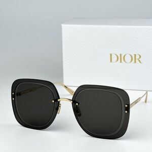 NEW Dior ULTRADIOR SU  B0A0 Gold Smoke Women Square Oversized Sunglasses